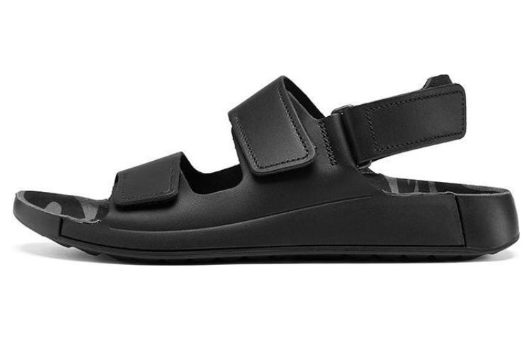 Ecco Leather Stylish Sandal Men's Black