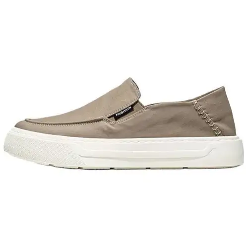 JANE HARLOW Fabric Casual Shoes Men's Khaki