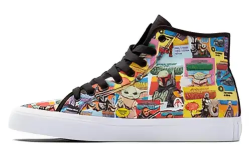 Star Wars x DC Shoes MANUALHI Abrasion Resistant Lightweight Wear resistant And Lightweight High top Skateboard Shoes