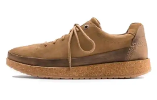 Birkenstock Split Suede Low top Casual Shoes Unisex Brown Narrow