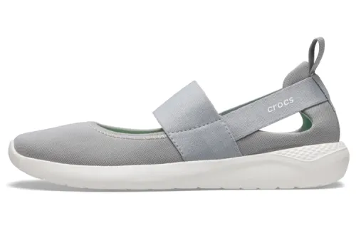 Crocs LiteRide Casual Shoes Women's Low Top Light Gray