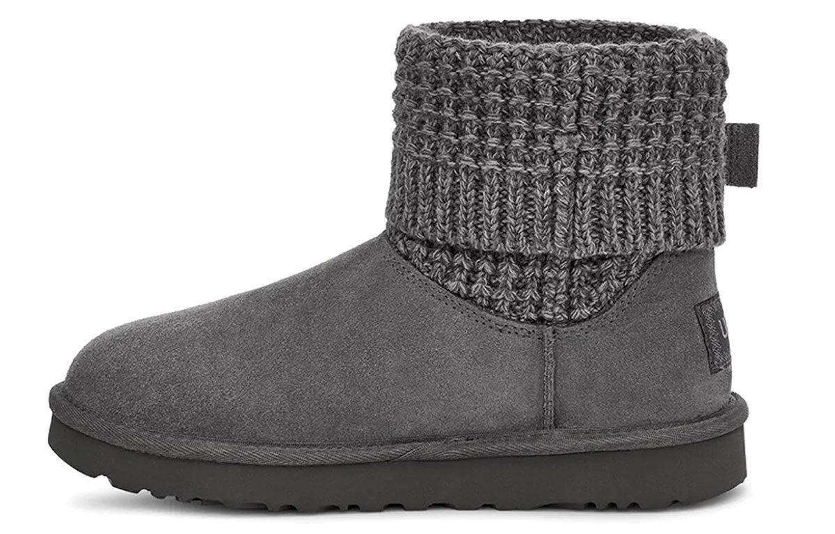 Женские ботинки UGG (серые)