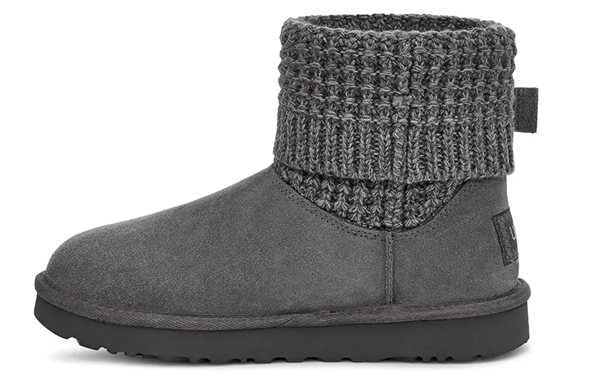 UGG Classic Solene Mini Cozy Stay Warm Outdoor Casual Gray Women's