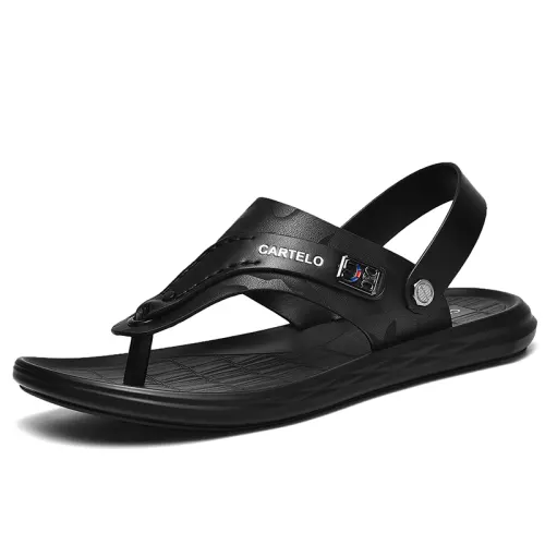 CARTELO Beach Sandals Men's Black/Gray