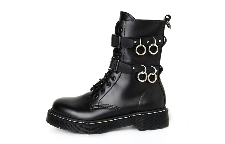 BEFFON Combat Boots Women's Black