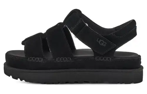 UGG Goldenstar Strap Platform Sandal Black Women's