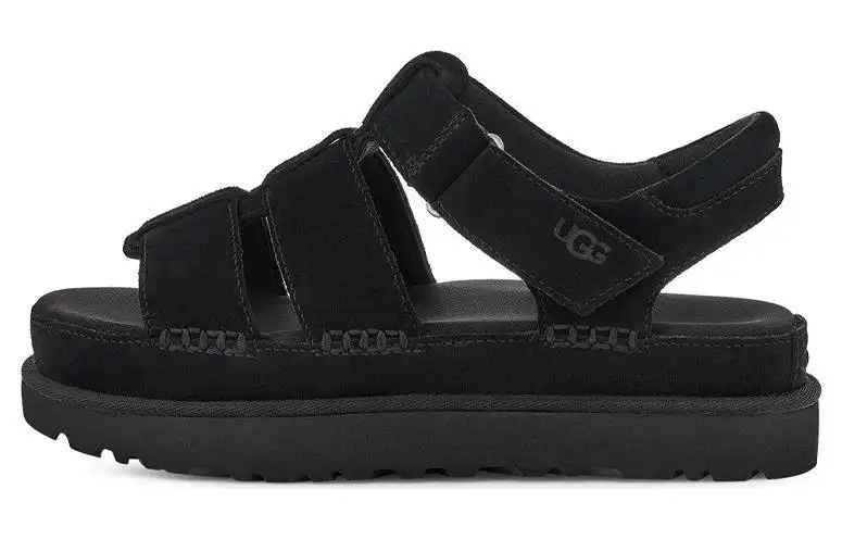 UGG Goldenstar Strap Platform Sandal Black Women's
