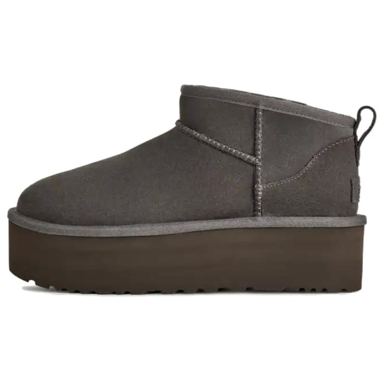 Женские ботинки UGG Ultra Mini (серые)