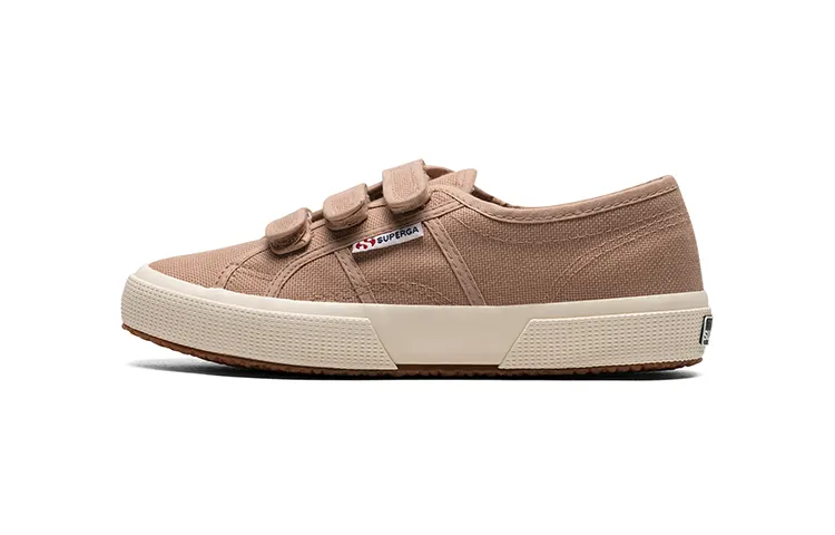 SUPERGA Slip Resistant Abrasion Resistant Low top Canvas Shoes Women's Pink