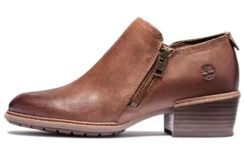 Timberland Sutherlin Ankle Length Combat Boots Women's Brown