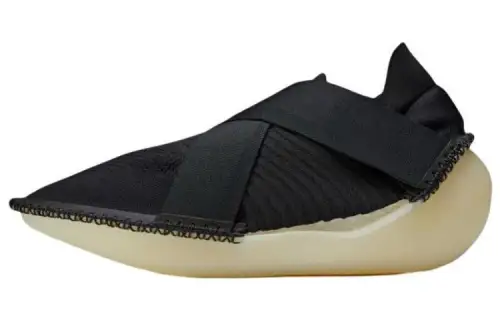Y-3 Itogo fabric spaceship shoes minimalism slip-on round toe low-cut lifestyle shoes unisex black