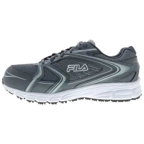 FILA Memory Reckoning 9 Slip Resistant Composite Toe Grey White White Women's