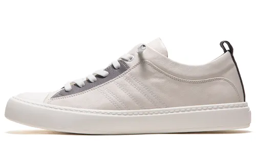 Anthony Miles Cow Leather Stylish Skateboarding Shoes Men's White