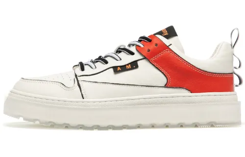 Anthony Miles Skateboard Shoes Men's Low Top White/Red