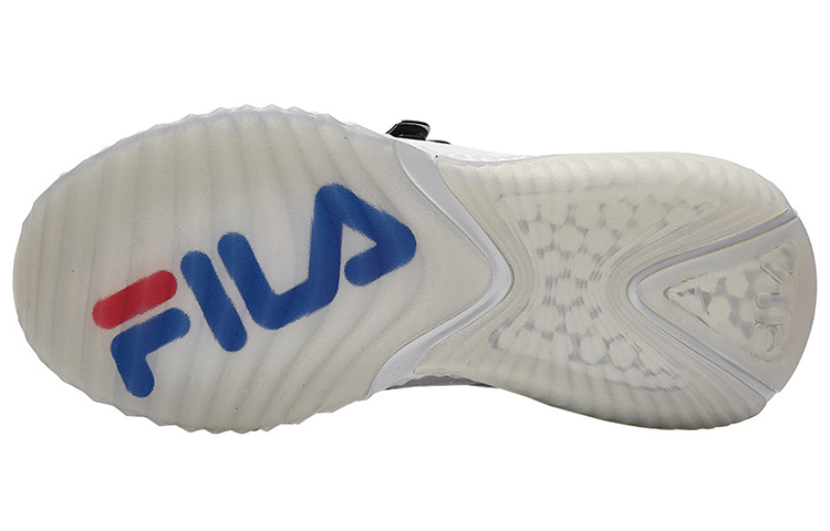 Кроссовки Fila Fusion (бело-черно-синие) — фото 6