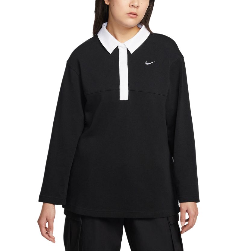 Женская футболка Nike Polo (черная)