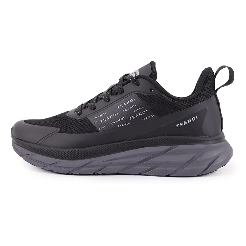TRANOI Mesh Low top Running Shoes Men's Black