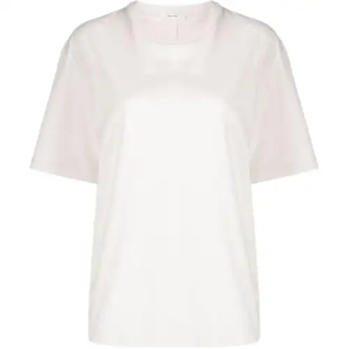 THE ROW T Shirts Women's White Crew Neck Moderate Straight Fit