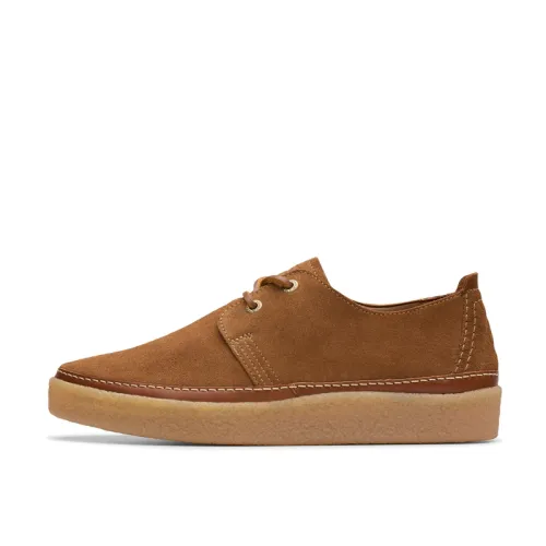 Clarks Slip Resistant Abrasion Resistant Slip Resistant Abrasion Resistant Low top Skateboard Shoes Men's Brown