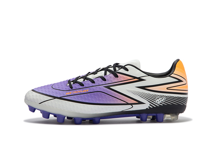 361° Soccer Shoes Unisex Low Top Purple/Orange/Gray