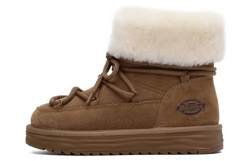 Dickies Thermal 14cm Snow Boots Women's Yellow Brown