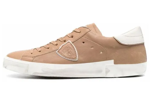 PHILIPPE MODEL Leather Stylish Skateboarding Shoes Men's Brown