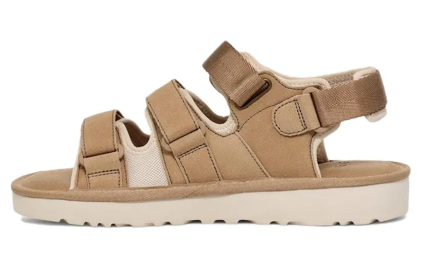 UGG Leather Beach Sandals Men's Brown
