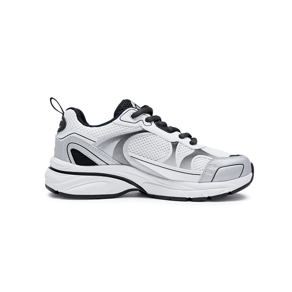 Champion Abrasion Resistant Slip Resistant Running Shoes Unisex Silver