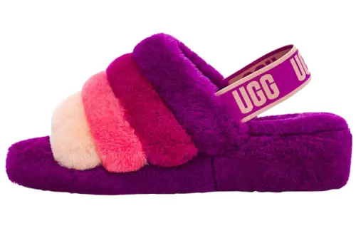 UGG Fluff Yeah Slide Berrylicious Multi Women's