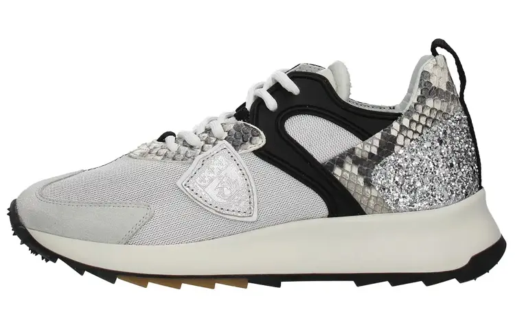 PHILIPPE MODEL Leather Slip Resistant Low top Sports Casual Shoes Women's Gray