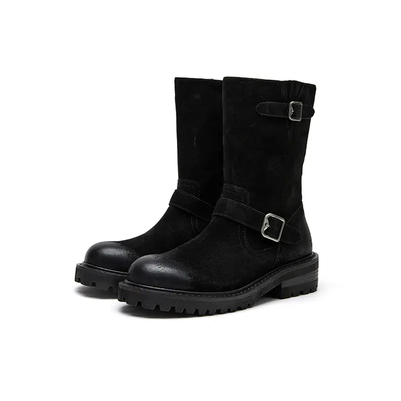 Marie Claire Cow Split Leather Ankle Boots Women's