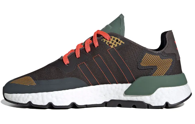 Adidas Originals Nite Jogger Tech Cushioning Slip Resistant Abrasion Resistant Low top Casual Shoes Men's