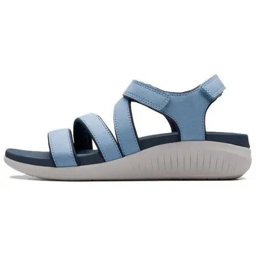 Clarks Fabric Beach Sandals Women's Denim Blue