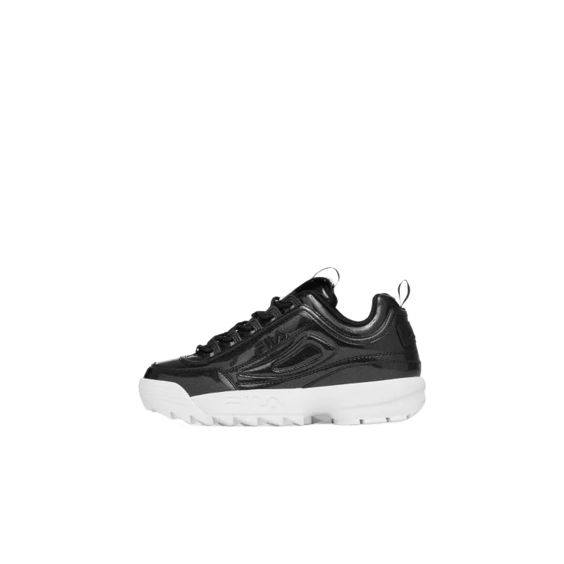FILA Disruptor 2 Synthetic Leather, Leather Low top Casual Shoes Women's Black