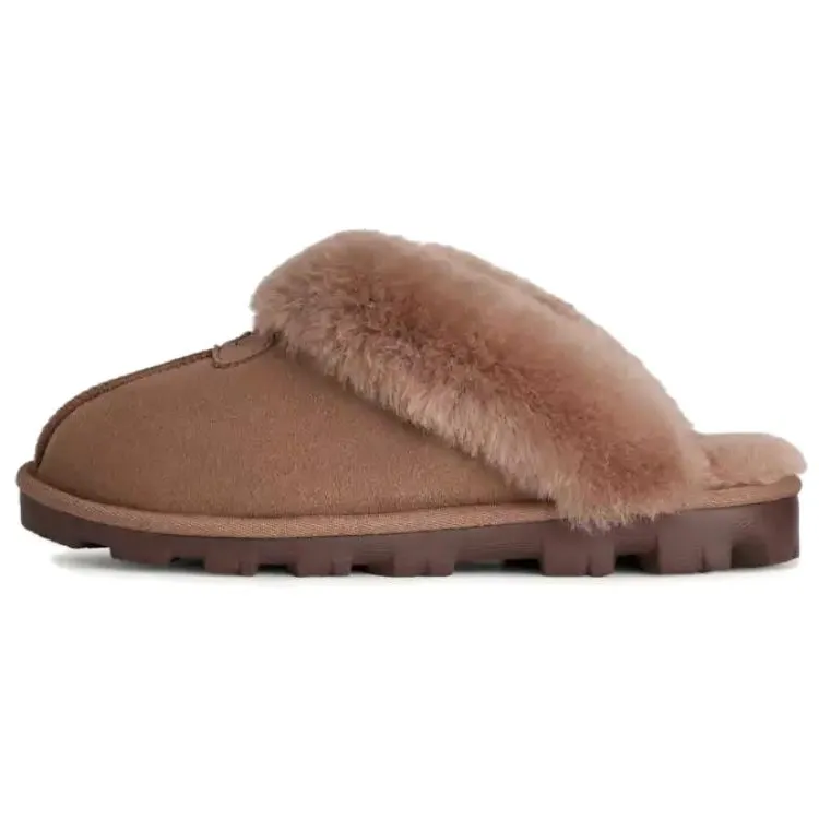 UGG Abrasion Resistant Abrasion Resistant Closed Toe Slippers Women's Brown