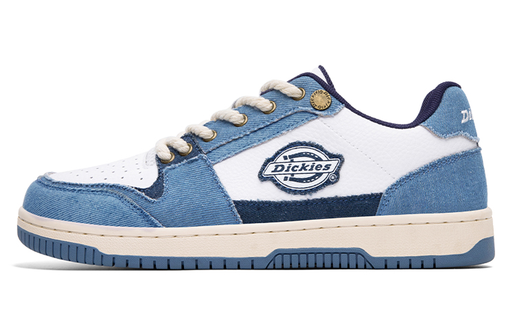 Dickies Patchwork Collection Low top Skateboard Shoes Men's Light Blue