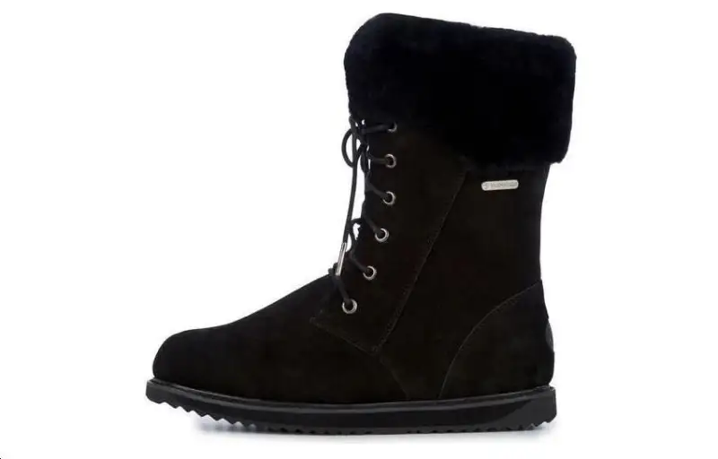 EMU Australia Leather Ankle Boots Women's Black