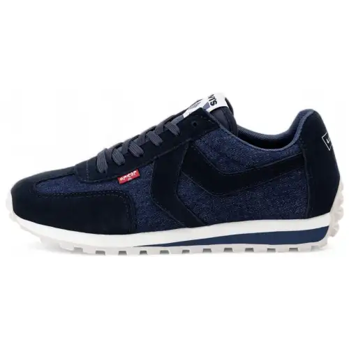 Levis Slip Resistant Abrasion Resistant Low top Casual Shoes Men's Marine Blue