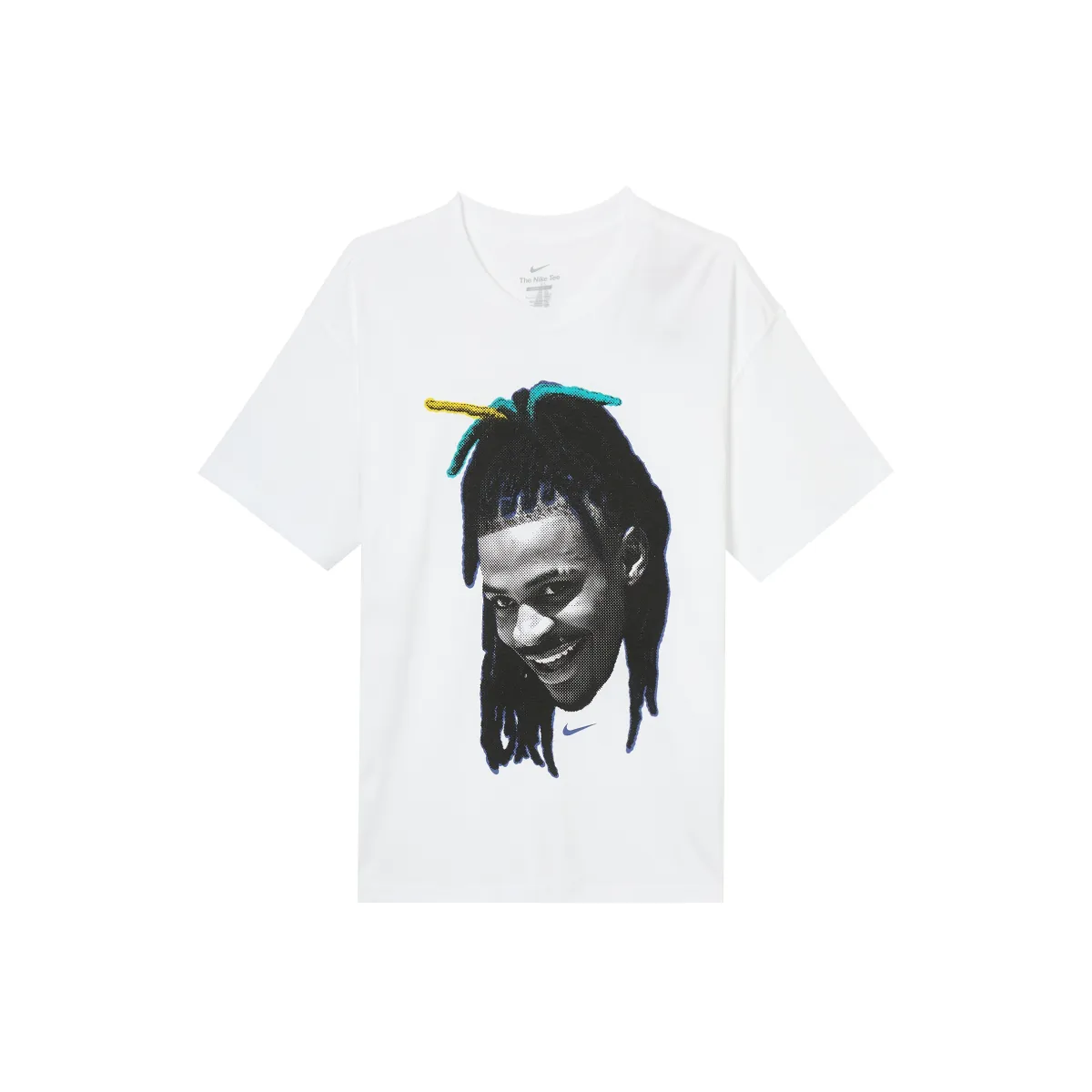 Nike Swoosh T-Shirts Men's White Crew Neck Moderate