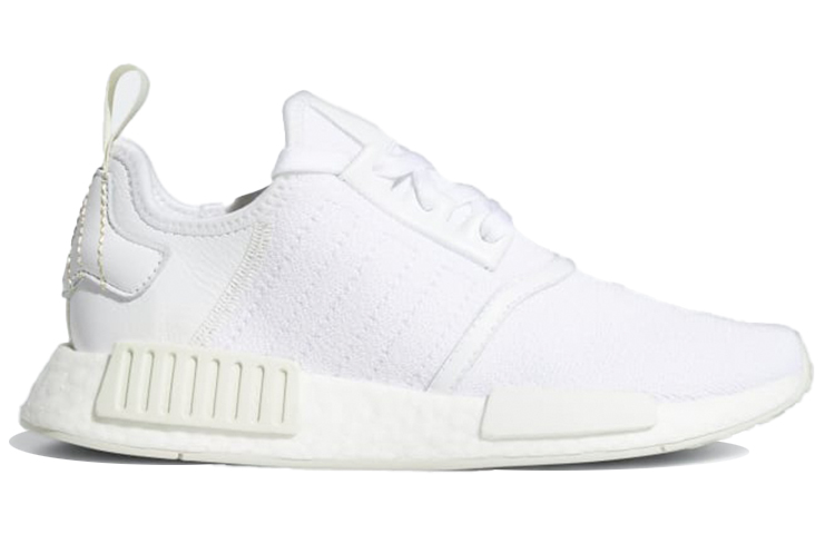 Женские кроссовки adidas originals NMD_R1 (чисто-белые) — Белый — фото 2