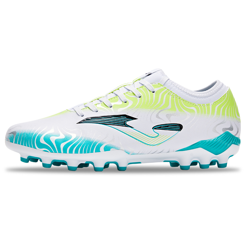 Joma Evolution Speed Type MG Multi Ground Synthetic Leather Soccer Shoes Men’s White
