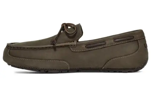 UGG Leather Slip on Casual Shoes Men's Slate Gray