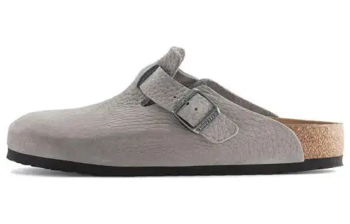 Birkenstock Boston Closed Toe Slippers Unisex Whale Gray