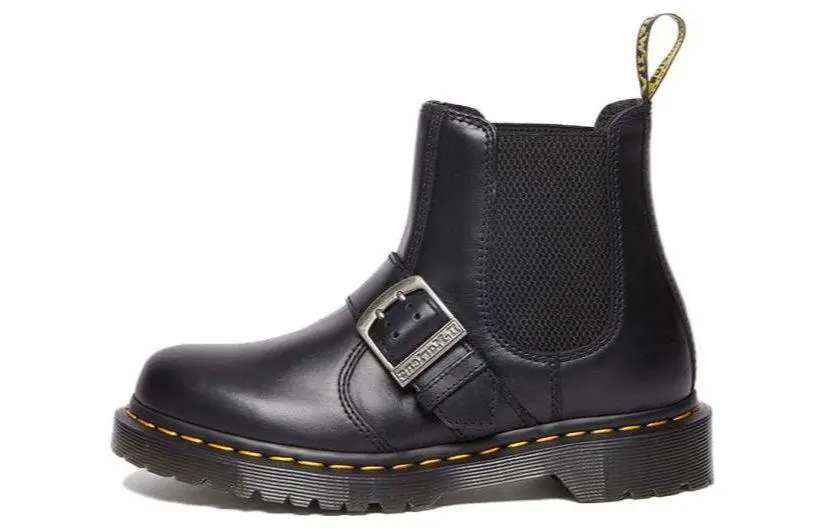 Dr. Martens Dr.Martens 2976 Buckle Pull Up Leather Chelsea Boots 'Black Pull Up' Women's