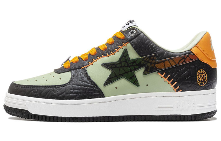 Мужские кеды A BATHING APE A BATHING APE STA Halloween (черно-зеленые)