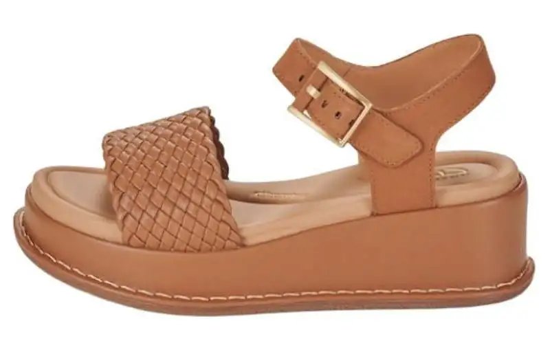 Clarks One Strap Sandals Women's Brown