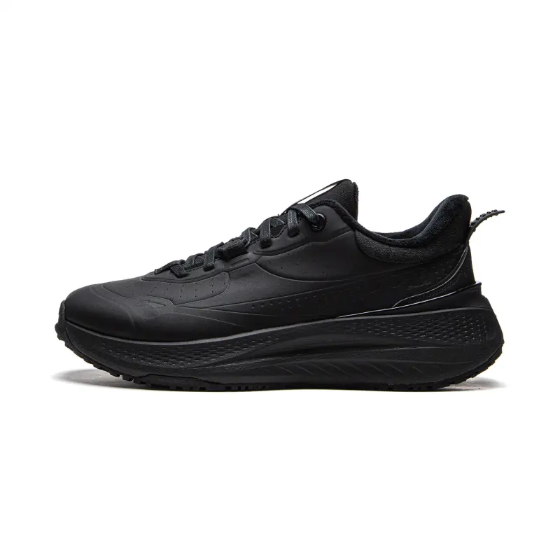 Li Ning SOFT PLUS FLEECE Comfortable Minimalist Style, Fleece Lined Slip Resistant Abrasion Resistant Low top