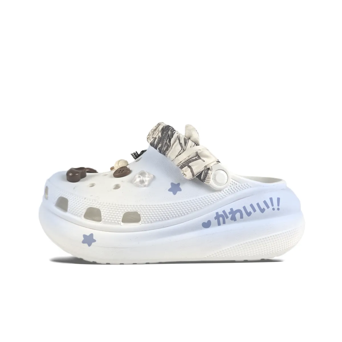 Crocs Crush Clog EVA Clogs Unisex White