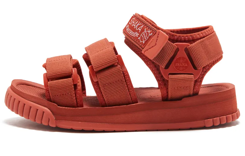 Shaka Beach Sandals Unisex Brick Red