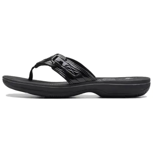 Clarks Flip Flops Women's Black